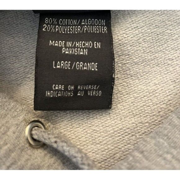 Indianapolis Colts Hoodie Mens Large Gray Fleece Sweatshirt NFL Football - Picture 6 of 6